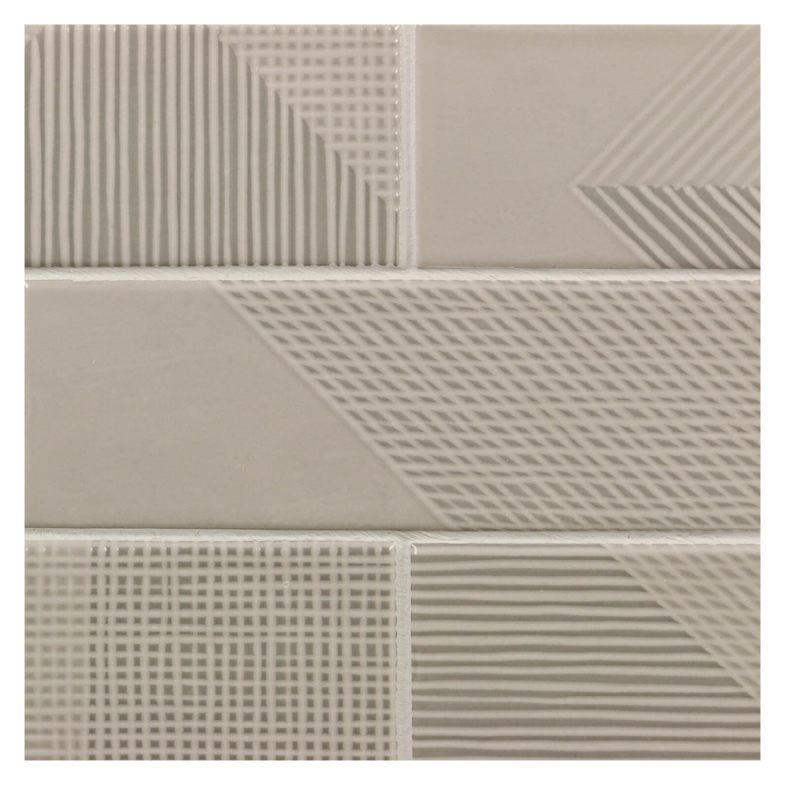 Archer 2" x 8" Ceramic Brick Look Subway Tile (5.38 sq. ft. / case), Gray Pearl