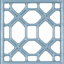 Lit plateforme à dossier en treillis-100481215-41333872