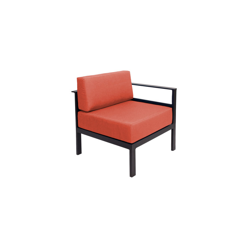 Belmar Left Arm Sofa Section, Orange