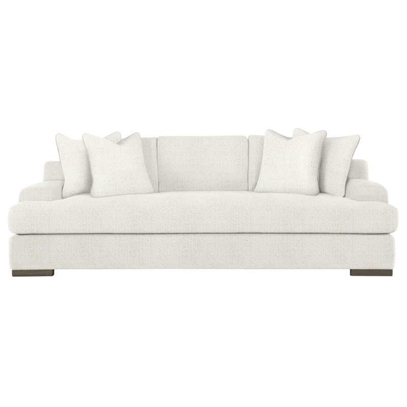 Andie 95'' Recessed Arm Sofa, Dorado Snow Crypton® Chenille 5558-000, Portobello
