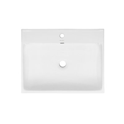 Carre 18.31 Single Vanity Top with Faucet Holes