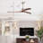 52" Ceiling Fan, Solid Wood Blades Ceiling Fan With Light With Remote Control, Noiseless Reversible Motor, 6 Speed, 3 Color, For Patio Living Room, Bedroom, Office, Indoor-1922236368-1922236373