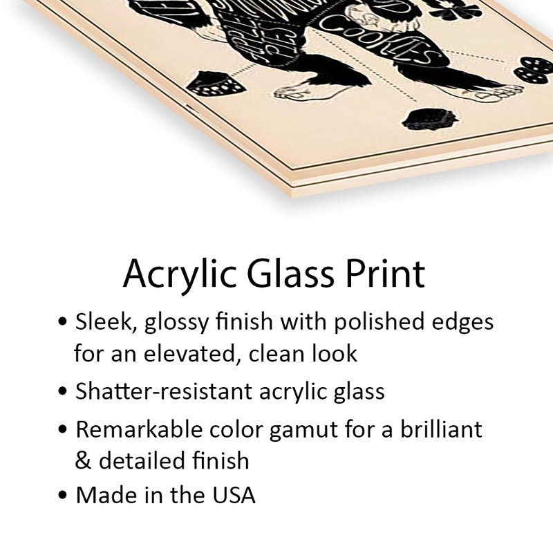 «Big Foot Anatomy», graphique sans cadre, H 24 po x l 16 po x P 0,25 po
