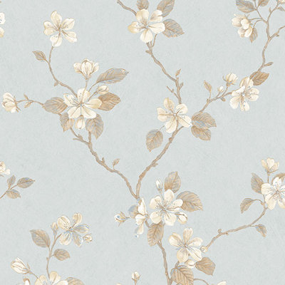 Palazzo 2 Dogwood Floral Wallpaper Roll