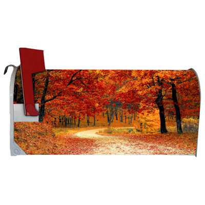 Housse pour boîte aux lettres décorative saisonnière autumn forest