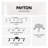 Mazon 19.7'' 4 -Light Rail Track Kit with Dimmable and Adjustable Head