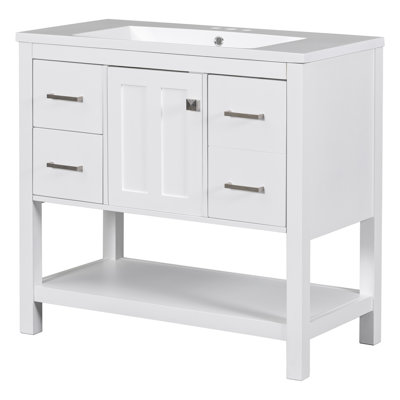 36'' Single Bathroom Vanity Base Only