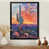 Black Single Picture Framed Canvas sélectionné