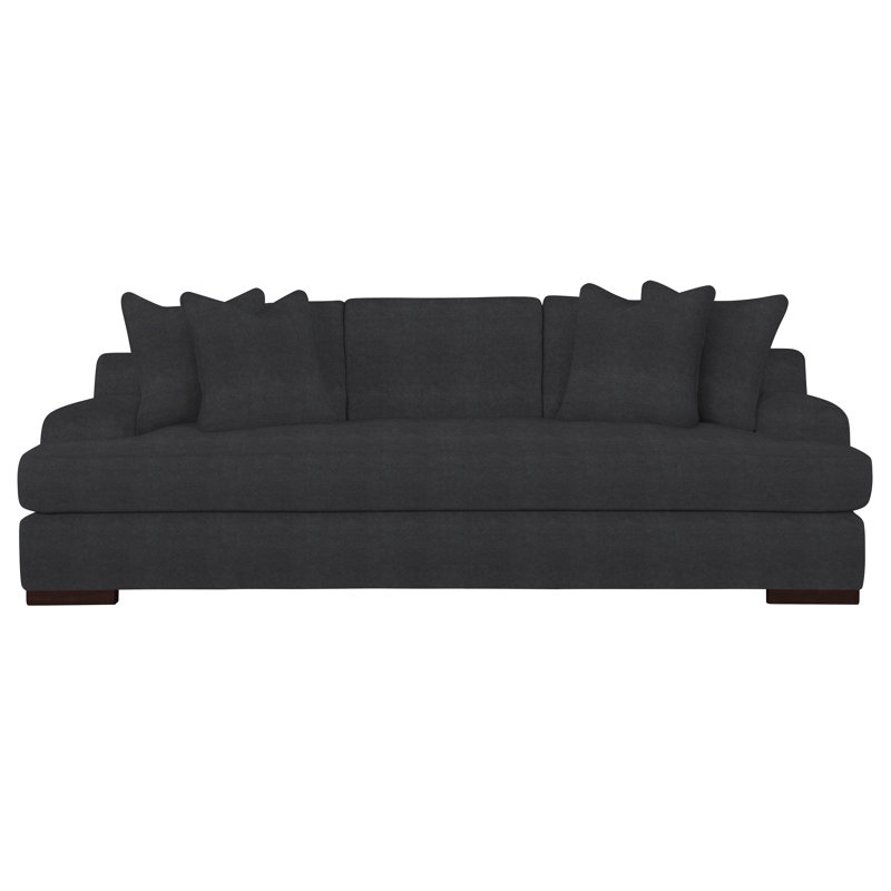 Andie Upholstered 95'' Loveseat, Akiko Graphite Performance 5534-011, Mocha