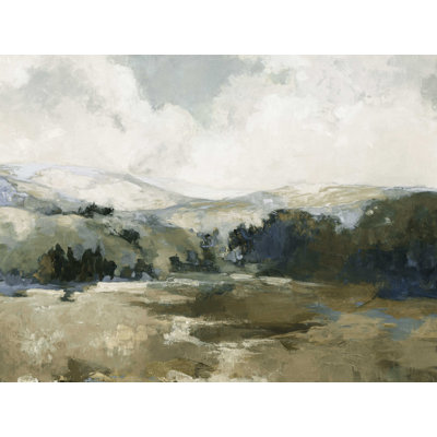 " Landscape Of Mountains And Trees "