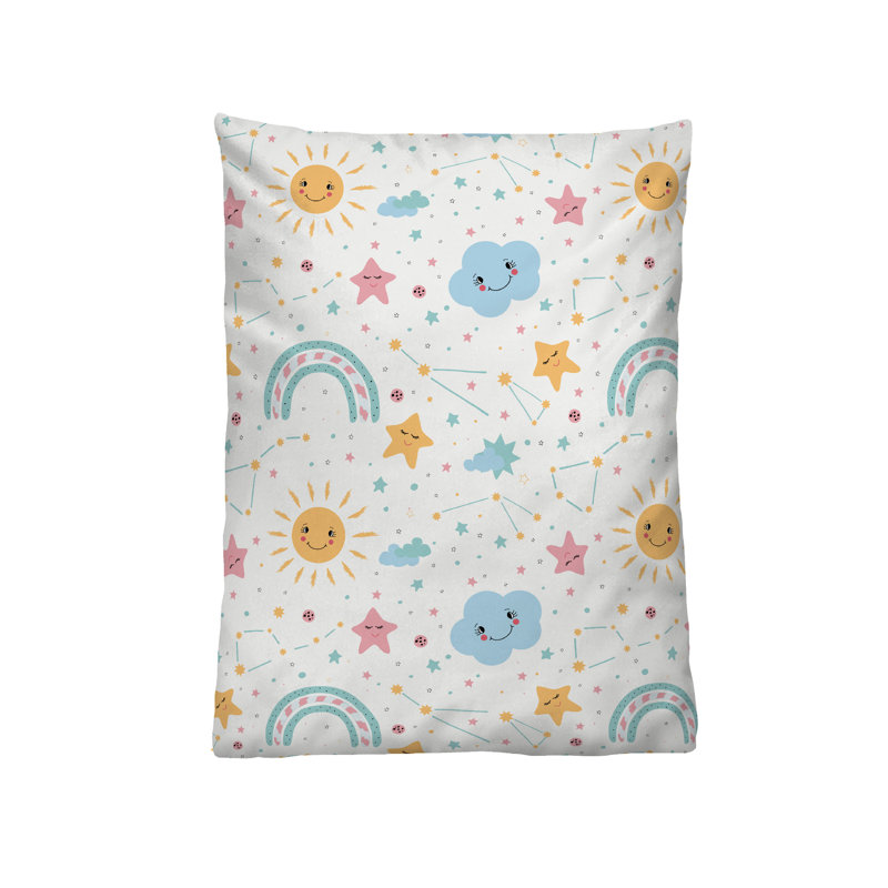 100% Cotton 57 TC 2 Piece Duvet Cover Set, 100 x 135 cm + 40 x 60 cm
