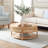 Rodanthe Solid Wood Top Single Coffee Table