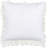 20" Throw Pillow With Shaggy Ribbon Ruffles-616381609