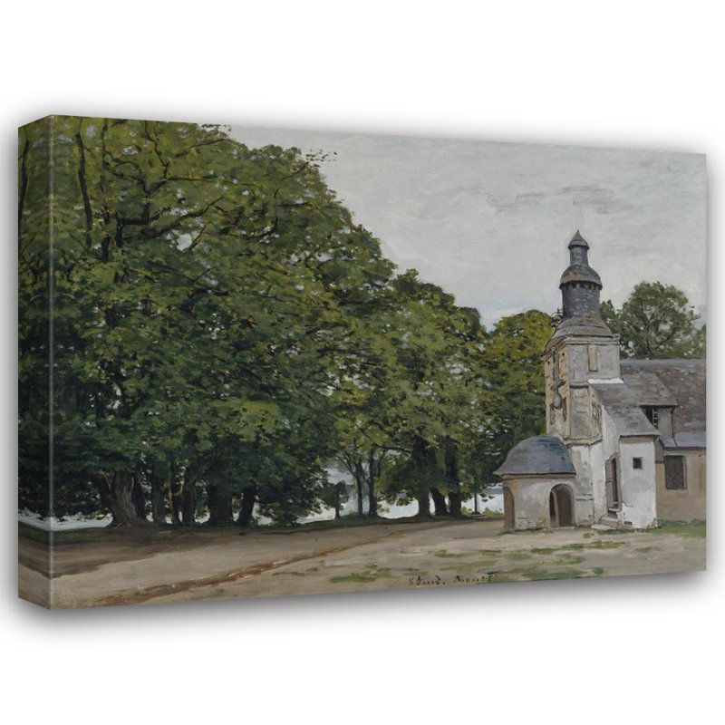 La chapelle Notre-Dame de Grace à Honfleur, H 14 po x l 18 po