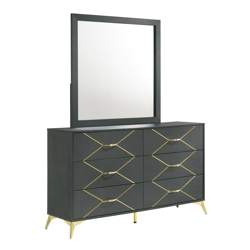 Miroir de commode Brulee