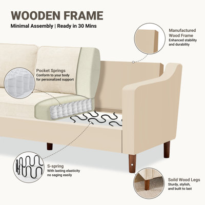 80.31'' Upholstered Sofa