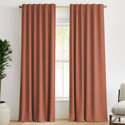 Curtains Thermal Insulated Window Treatment Panels Room Darkening Drapes for Living Room Back Tab/Rod Pocket Bedroom Draperies 2 Panels