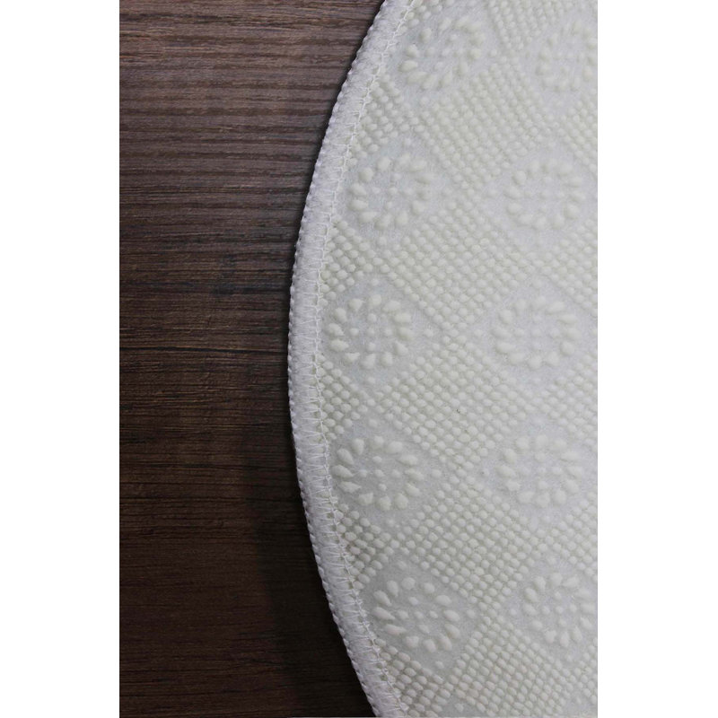 Stylish Woven Carpet (4 x 6 Feet), 100% Polyester, 0.3 in Pile Height | Antibacterial, Non-Slip PVC Dot Underside | Machine Washable, 3D Digital Printed Design | Perfect for Living Room, Bedroom & Office Decor