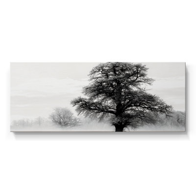 Inky Trees - Toile tendue avec châssis - Prêt à accrocher