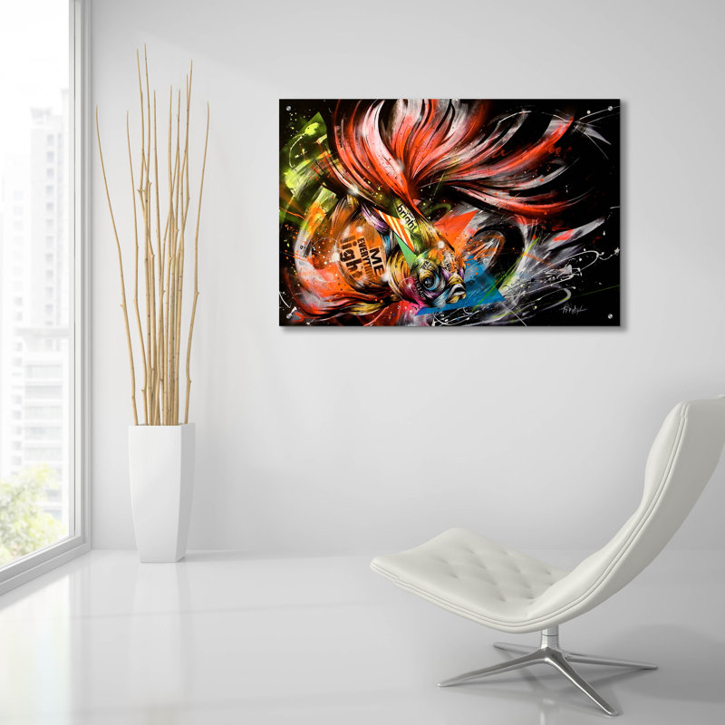 Winston Porter «Hikari To Kage» par Taka Sudo, art mural en verre acrylique, ACR-37019, H 24 po x l 36 po x P 0,2 po