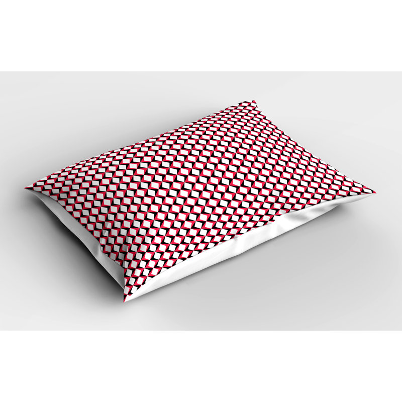Ensemble de 2 taies décoratives à motif géométrique Ambesonne, H 20 po x l 26 po