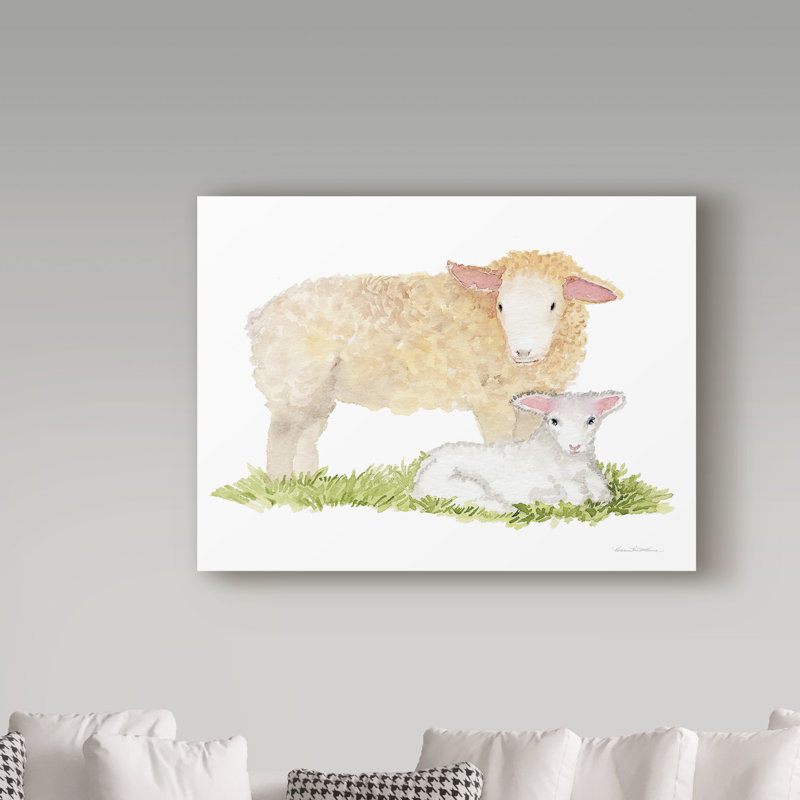 « life on the farm animal element iii », art sur toile, H 14 po x l 19 po x P 2 po