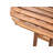 Bistro Table OSIGO 44 cm 70 cm Brown