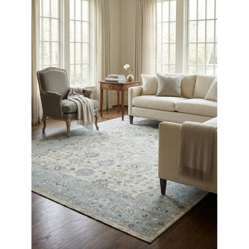 Harper Wool Oriental Area Rug, Rectangle 9' x 12'