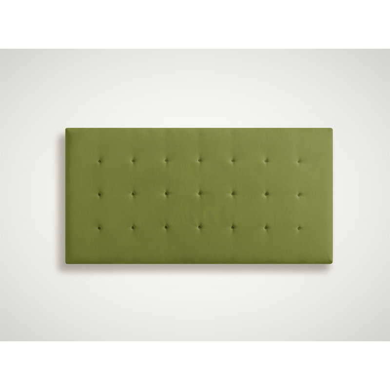 Upholstered Headboard, Small Double (4'), Green