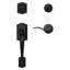 Camelot Handleset with Deadbolt and Accent Door Lever and Rosette-38969665-40880782