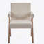 Fauteuil de salle à manger en tissu Poppy-188928000