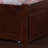 Florio Solid Wood Platform Bed with Footboard and Trundle-1443273823-1443273817