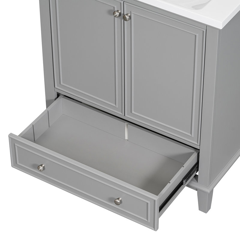 Base de meuble-lavabo simple Mytrell 29,51 seulement, Gris