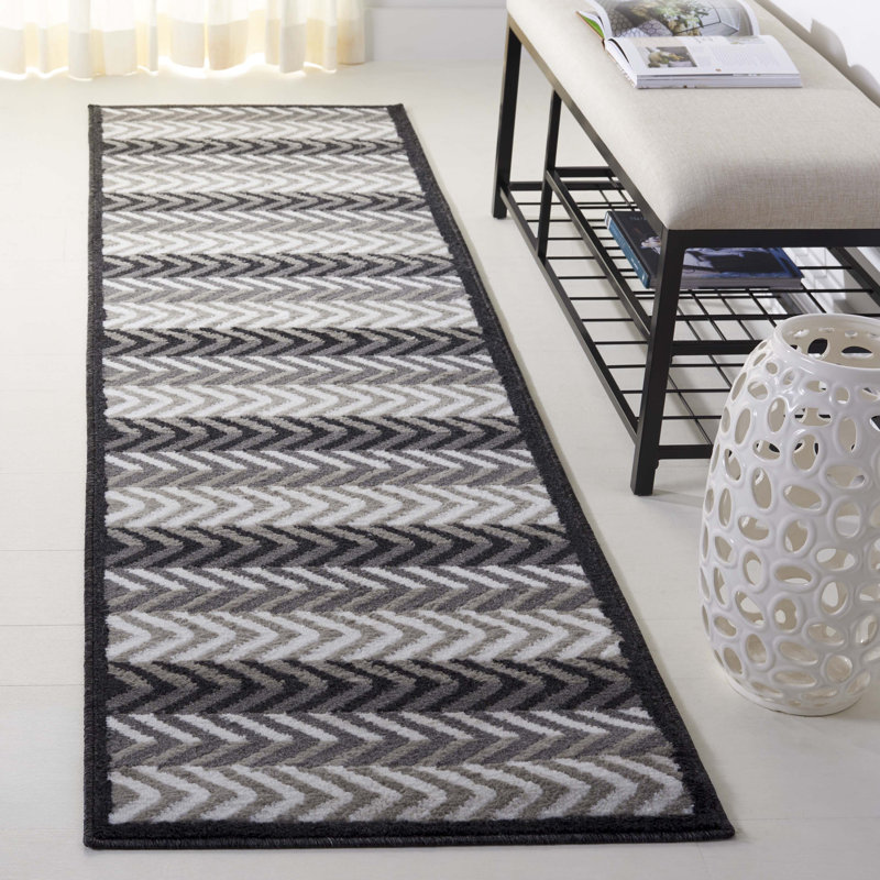 Lisel Performance Striped Rug, Runner 2'2" x 8'