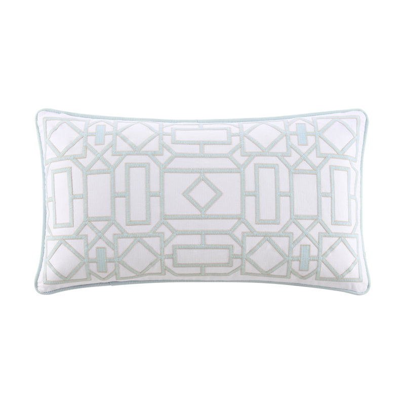 Southern Tide Trellis Square Chambray Decorative Pillow
