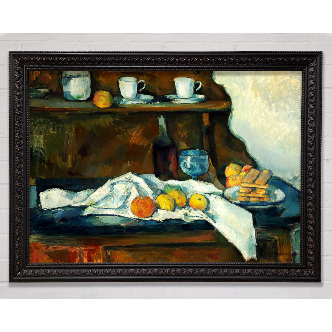 Das Buffet von Paul Cezanne - Einzelne Bilderrahmen Kunstdrucke