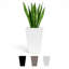 Pot à fleurs vertical carré intérieur / extérieur en plastique recyclé Finley-815854090-815854089