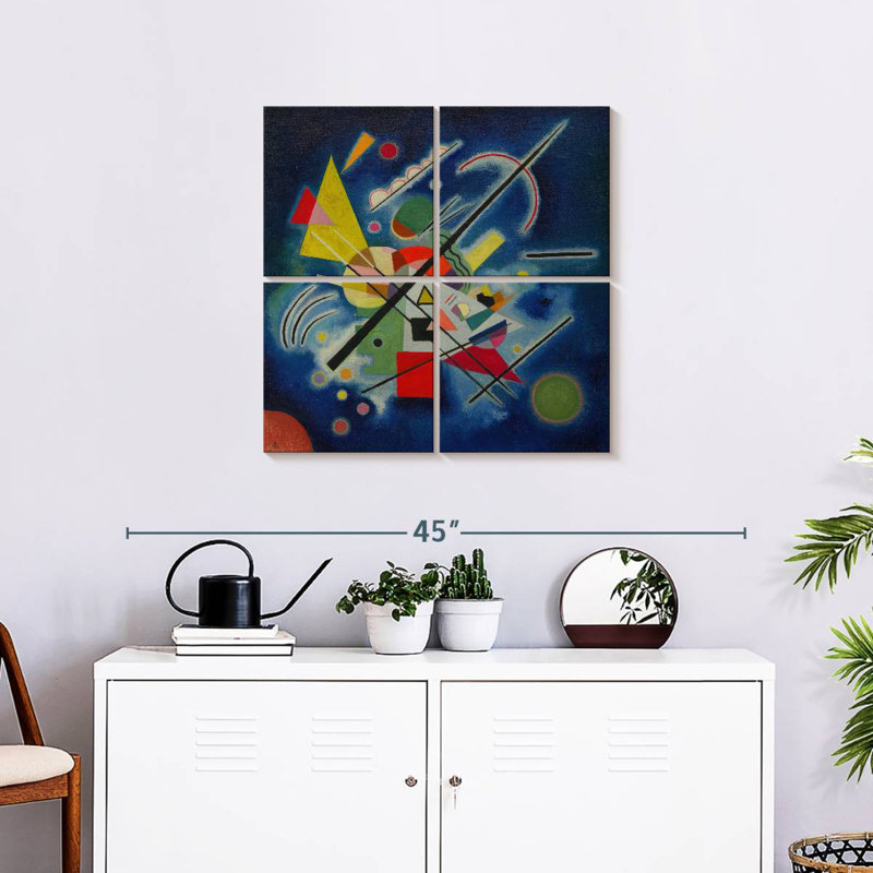 Blue Painting 1924, H 26 po x l 26 po