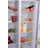 Hamilton Beach 20.6 Cu. Ft. Side By Side Refrigerator, Digital Display and Controls, Black Stainless Steel