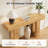 Ato 63" Farmhouse Console Table with 2 Drawers, Rustic Entryway Table for Hallway Living Room-1041997384