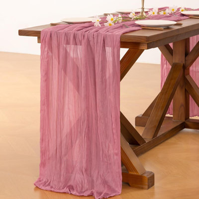 Chemin de table en étamine Cheesecloth