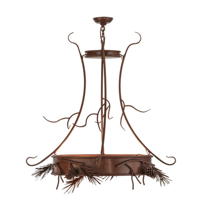 Woodland Pine 4 - Light Chandelier