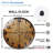 Vintage Decorative Wall Clock Antique Metal Design Art - 12'' Modern Glass Wall Clock