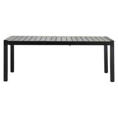 Marial Rectangular Metal Outdoor Dining Table , 205cm cm W 100cm cm D