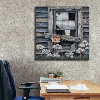 Epic Graffiti 'Keep Out'  by Campbell Frost Canvas Wall Art, 37" x 37"