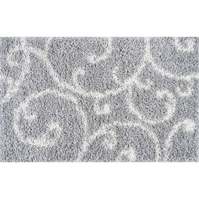 Tapis argenté Charo, Rectangle 2 pi x 3 pi