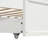 Wood Daybed With  Trundle (White)