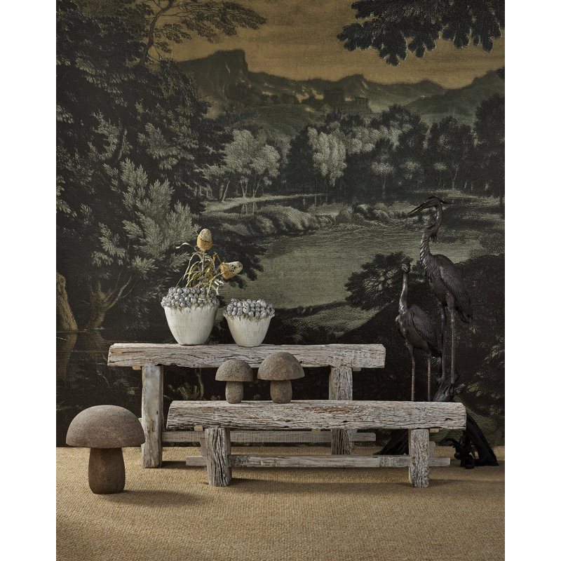 Herons On Branch Bronze