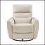 Fauteuil inclinable et oscillant luxueux avec un confort moelleux et un revêtement en cuir durable pour le salon-141551186