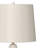 Buoy, 27" Poly Coastal Table Lamp White and Blue